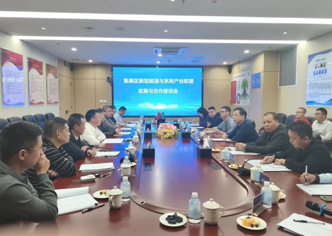 集美区新型能源与系统产业同盟座谈会顺利召开，共绘绿色发展新蓝图